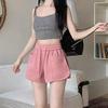 Pink Women's Casual High-Waisted Korean Style Summer Shorts