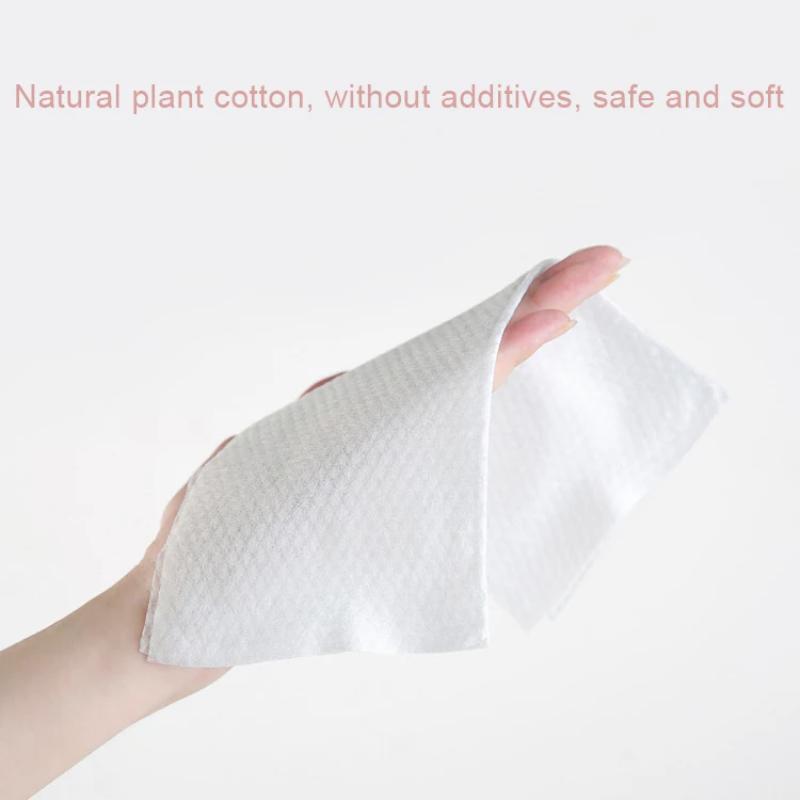 50/100Pcs Soft Cotton Towel Disposable Face Towel Towels Bathroom Accessories Dry Rags for Washing and Drying Face Towels