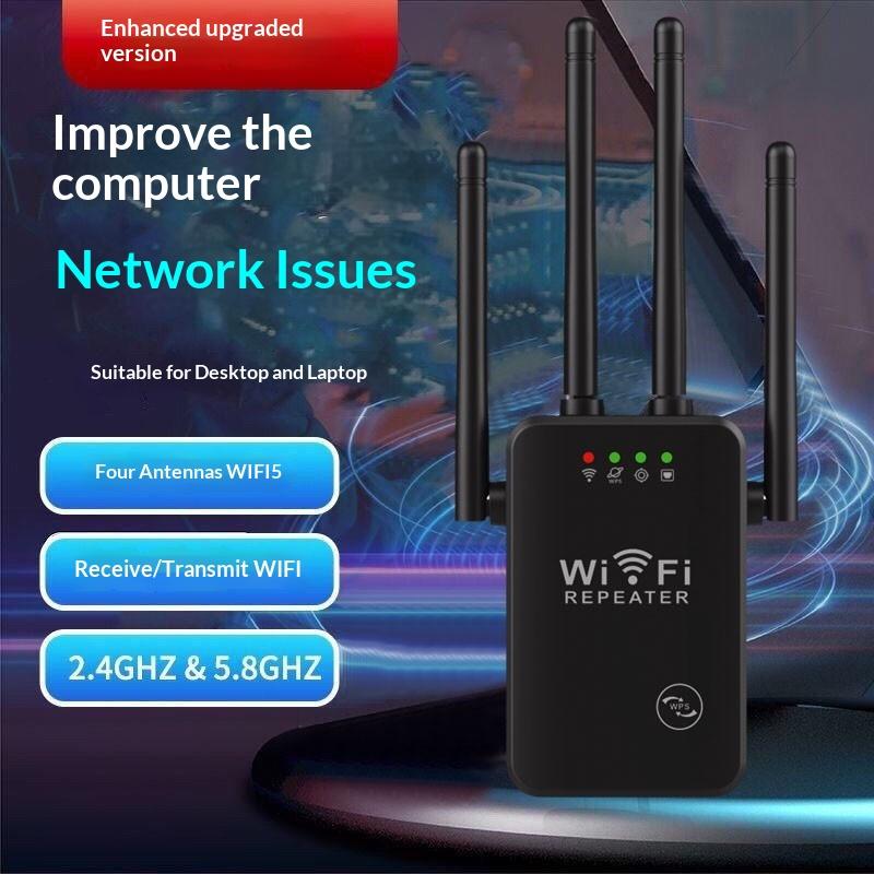 300Mbps Wifi Repeater Long Range Wifi Extenders Amplifier Signal Booster Antenna Repeator