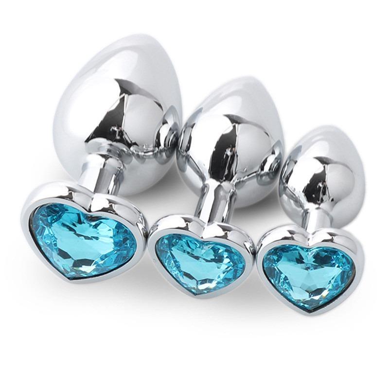 Anal Toys Prostate Massager Adult Products Butt Heart-Shaped Anal Plug
