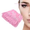 200 szt. Jednorazowa Przenośna Szczoteczka do Rzęs Podróżna Szczoteczka do Maskary Rzęsy Narzędzie do Makijażu Akcesorium Różowa