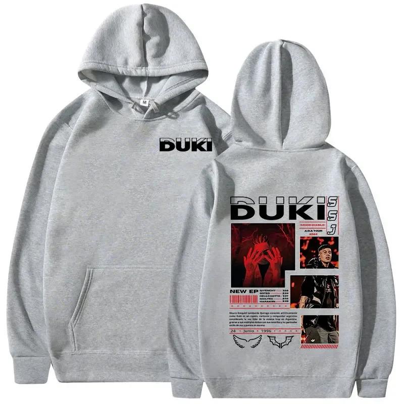 Duki Hip-hop Singer Rock Rap Classic Men Plus-size Sports Hoodie Street Harajuku Fashion Autumn Winter Long-sleeve Sweatshirt