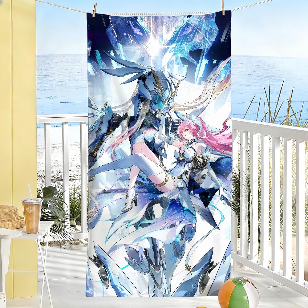 

Game Wuthering Waves Aemeath Towel Soft Pool Gift For Travel Gym Shower Camping Quick Dry Sports Large Beach Towels W30*H60(CM)