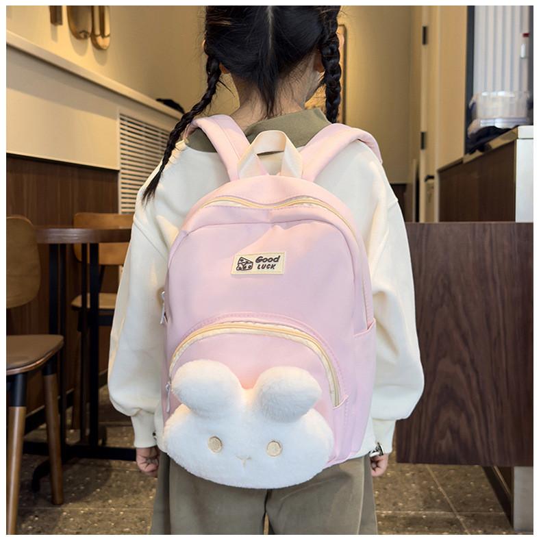 Playful Rabbit Kids Backpack Lightweight Durable Fun Colors Ideal For Use School