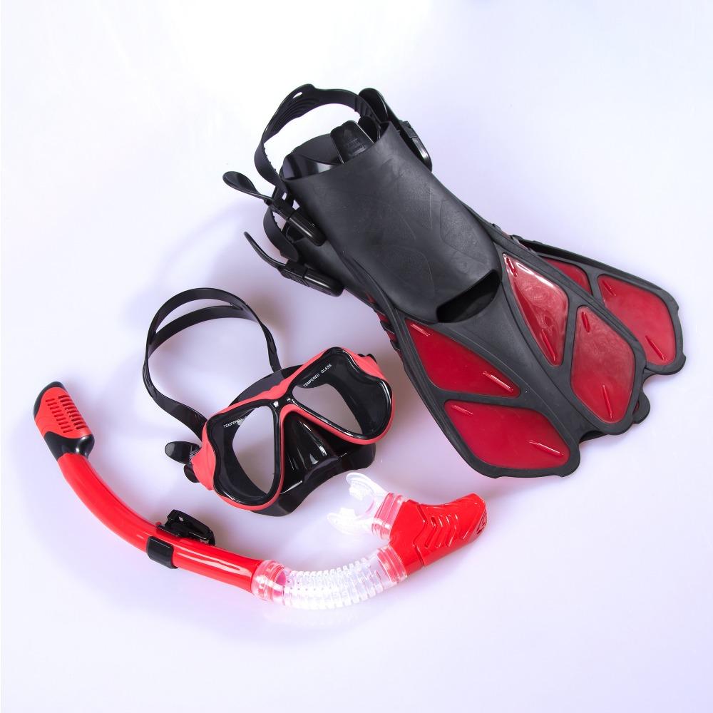 

Adult diving goggles flippers snorkeling mask silicone High Quality Durable Construction Stylish Design Practical Function Practical Daily Use S/M красный