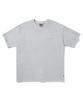 Peullukeu Blue Wave Pigment Short Sleeve T-Shirt Light Gray Fst733