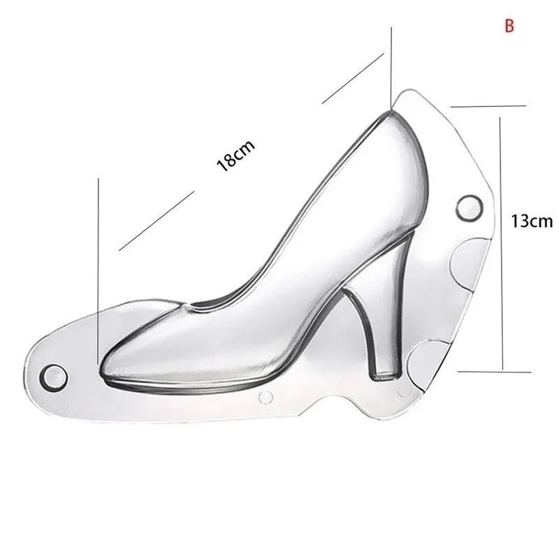 New Candy Sugar Paste Molds Cake Decor Tools for DIY Baking Accessories Creative Shoes Shape Chocolate Mold High Heel Shoes