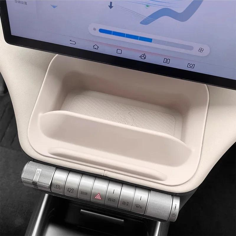 Dla BYD Dolphin Samochodowy Schowek Pod Ekranem Wodoodporny Odporny na Zarysowania Na Podłokietniku Specjalny Samochodowy Schowek Wewnętrzny