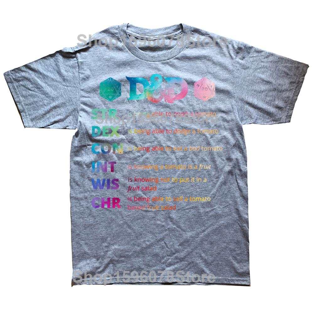 Funny Hip Hop DND Game Streetwear Dungeon Dragon T Shirt Dnd Dragon Dice Rpg T-Shirt Men Clothing Hombre Camiseta Tops Tees