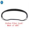 Carbon Fiber Auto Gear Head / Window Glass Lift / Steering Wheel / Door Speaker Accessories Cover Trim For Mazda 3  -