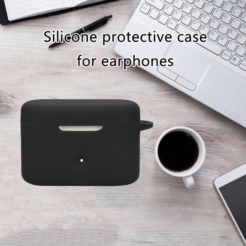 Silicone Case for Wireless Earbud Case Soft Protective Cover Wireless Earbud Silicone Shockproof Protective Sleeve Repla