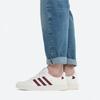 Adidas Originals Ny 90 Fabric Synthetic Leather Breathable Durable Comfortable Low-Top Sneakers Unisex Sneakers Light-Red H04429