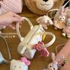Homemade floral Boston small girl heart spring and summer versatile handbag bow love versatile messenger bag K