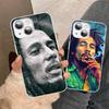 Singer Bob M-Marley Tempered Glass For Iphone 14 13 12 11 Pro Mini XS MAX 14Plus X XS XR Cover