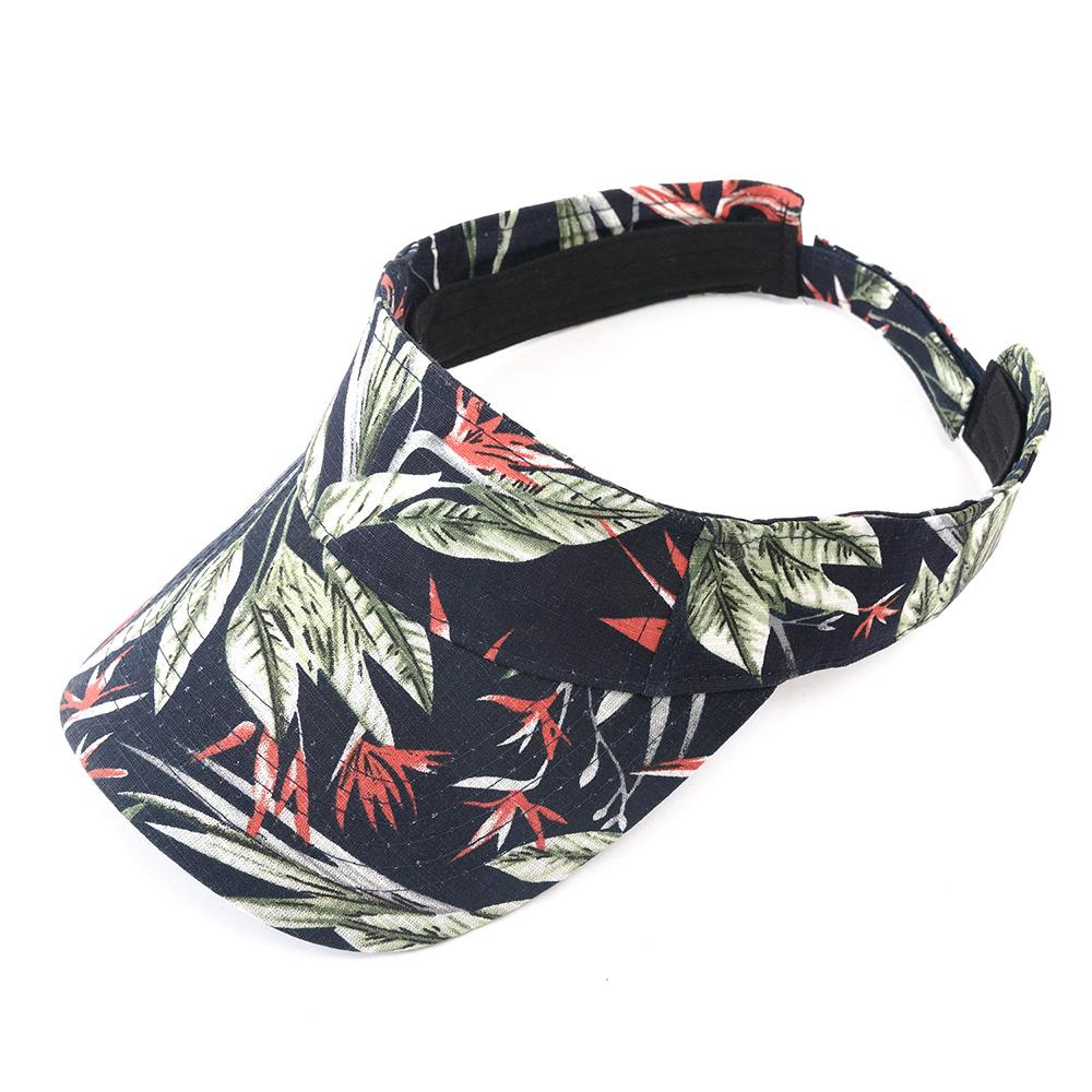 Buy Sun Visor Cap Floral-Print Empty 