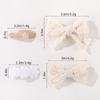 1 Set Lace Bow BB Hair Clips Hair Bangs for Girl Ins Flower Hairgripes Candy Color Fresh Daisy Waterdrop Hairpins for Children