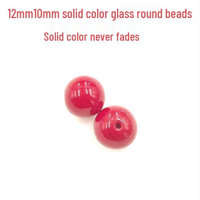 

12 мм Бусины из ручного фарфорового стекла и хрусталя для изготовления украшений и браслетов своими руками 12mm красный