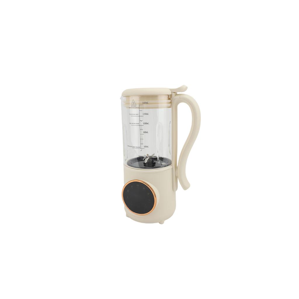 Nut Milk Maker Machine 1.4L Multifunctional Automatic Soy Milk Maker Blender with Steel Blades LED Display for Home EU