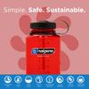 Nalgene Sustain Tritan BPA-Free Water Bottle Made with Material Derived from 50% Plastic Waste, 32 OZ, Wide Mouth, Red