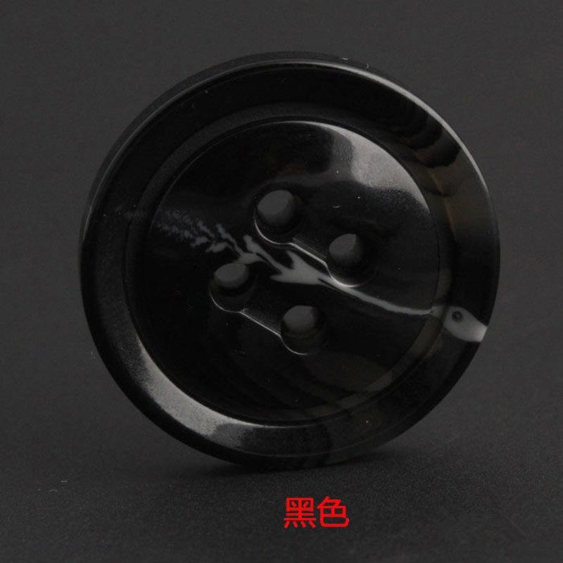 Knopf Harzmantelknopf Herren- und Damenanzug Trenchcoatknopf Wollknopf Schwarz Braun Bouquet-Knopf Knopf Daquan