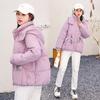 Down cotton-padded clothes for women's winter new loose hooded cotton-padded jackets for students thickened warm cotton-padded jackets trendy
