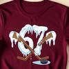 Hockey Six Seven Drip Number Funny Meme Style T-Shirt Cool Ice Hockey Graphic Tee for Boys Men Fans Trendy Winter Sports Gift for Players