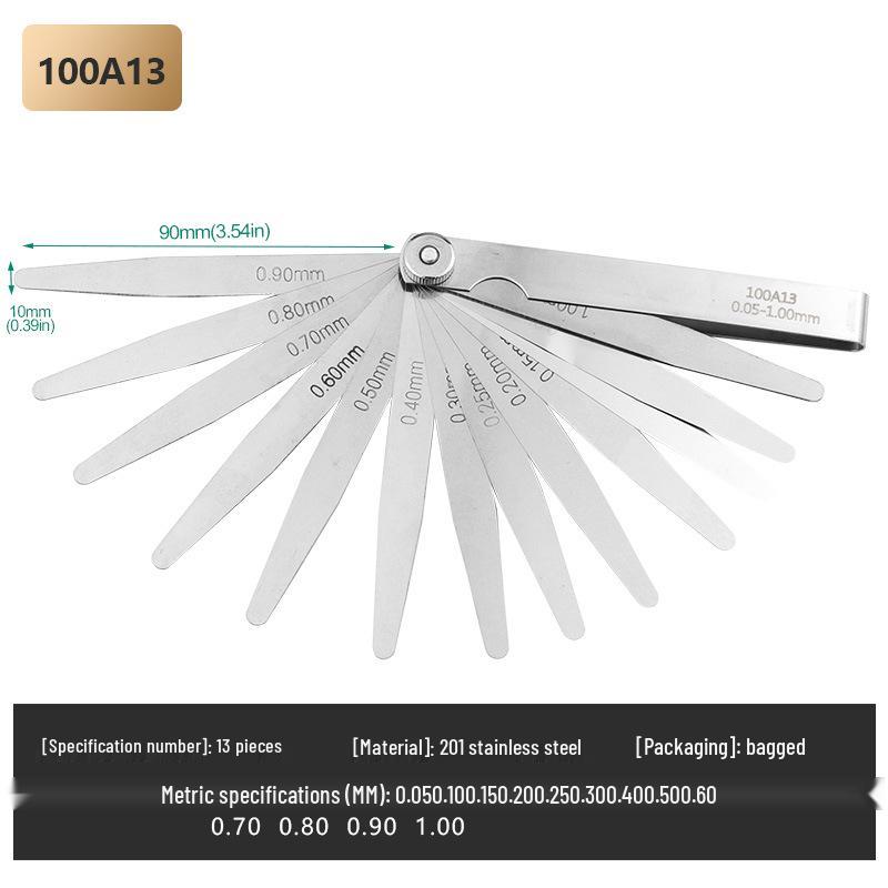 Set Eleron din Oțel Inoxidabil de Înaltă Precizie (0.01-1mm) Metric/Imperial