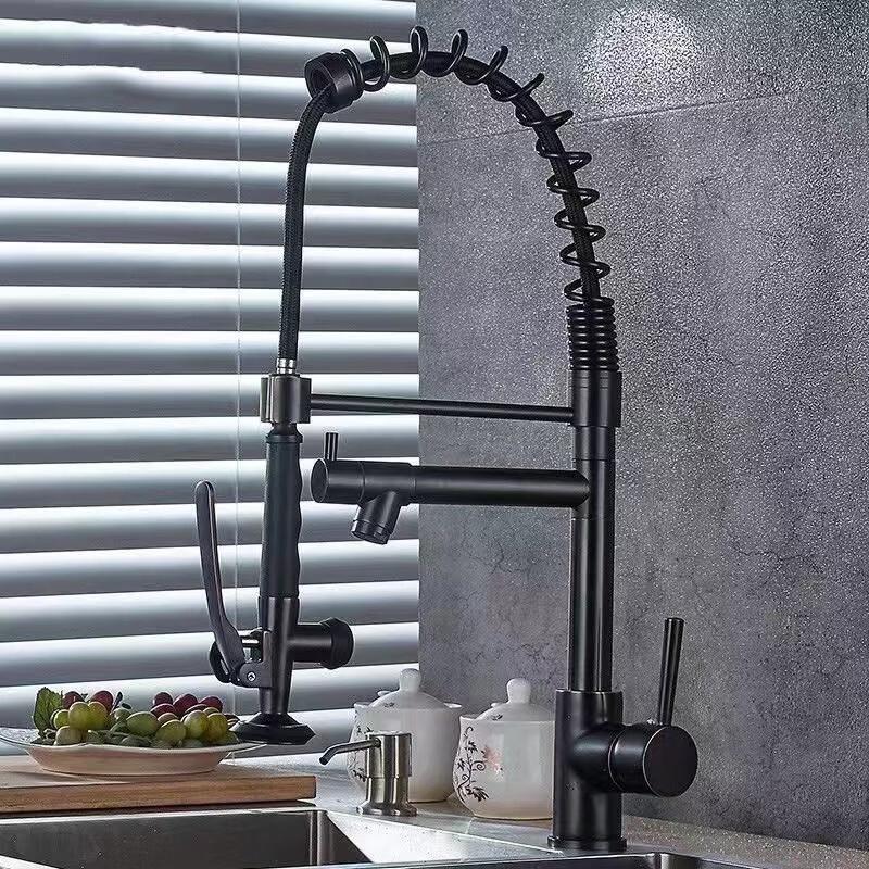 TLXT Kitchen Pull-out Spring Faucet