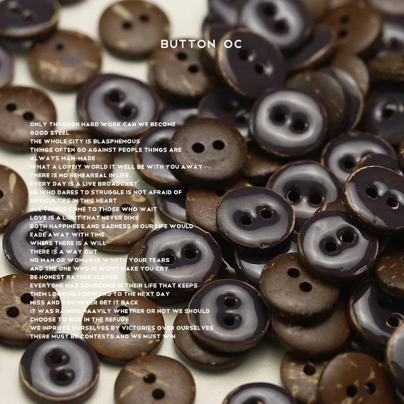 5Pcs Pure Natural Coconut Shell Buttons Pig Nose Shaped Diy Ledger Pendant Buttons Sweater Shirt Decorative Buttons