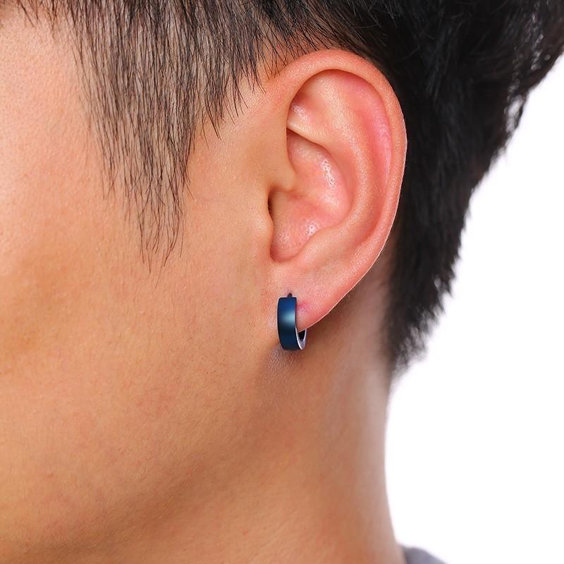 Unisex Stainless Steel Small Hoop Huggie Earrings for Men Woman Ear brinco Jewelry