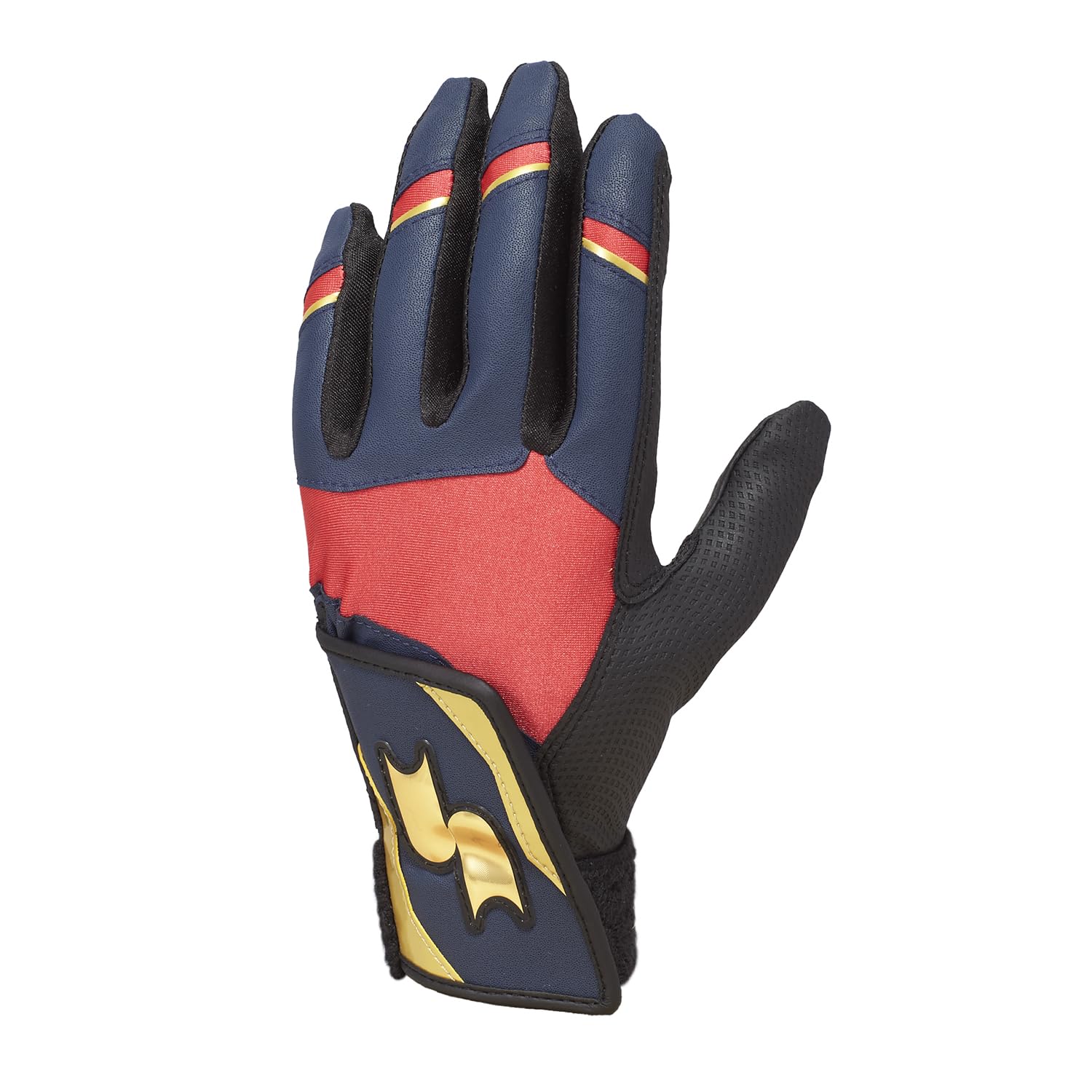 

Перчатки SSK BG5018WF Темно-синий x Красный JF Детские с одной полосой (Обе руки) (7020) (18-21)