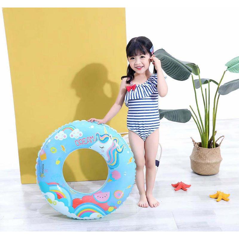 And Childrens Adult Cartoon Unicorn Inflatable Swimming Circle Water Toy