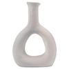 Special-Shaped Creative Small Mouth Flower Arrangement, Simple Ceramic Vase, High-End Home Desktop Decoration Ornament