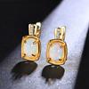 TBJ 100% Ethiopia Natural Opal Earrings 925 Sterling Silver Fine Gemstone  Jewelry for Women Wife Nice Birthday Gift