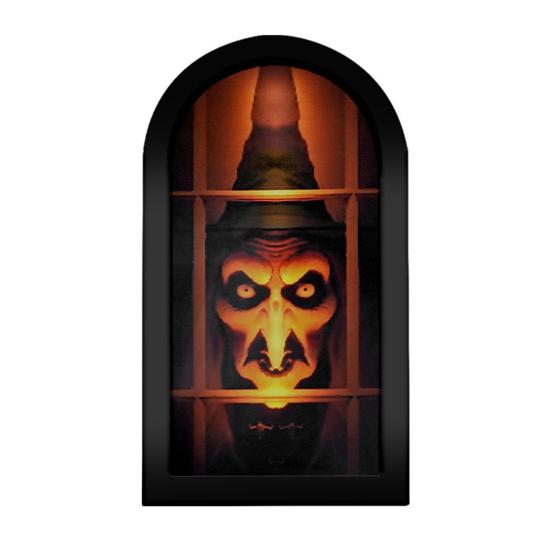 Halloween Ghost Mirror Decoration Spooky Ambiance Room Decor Illusionary Ghost Reflection Halloween Parties Festival Decoration