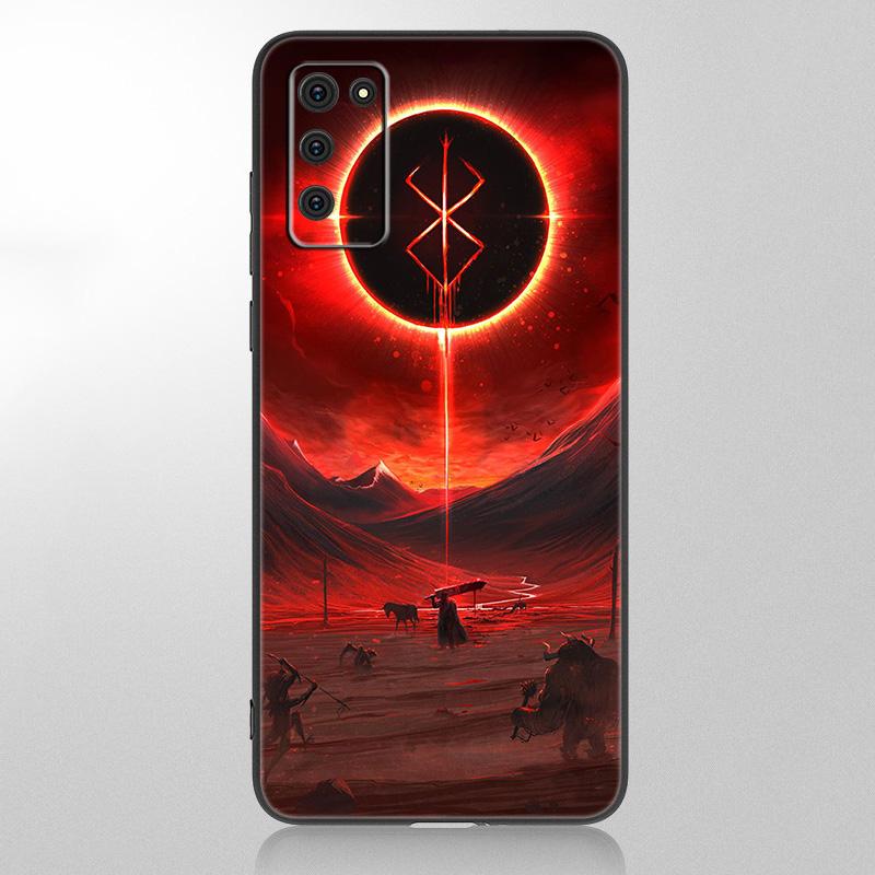 

Чехол для телефона «Аниме Берсерк Кишки» для Samsung Galaxy A12 A02S A22 A32 A52 A72 A71 A51 A41 A31 A21 A11 A50 A70 A10S A20S, черный чехол Samsung A72