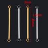 20pcs 10pcs Bar Stick Connectors Stainless Steel Gold Color Connector for DIY Drop Earrings Jewelry Making Necklaces Components