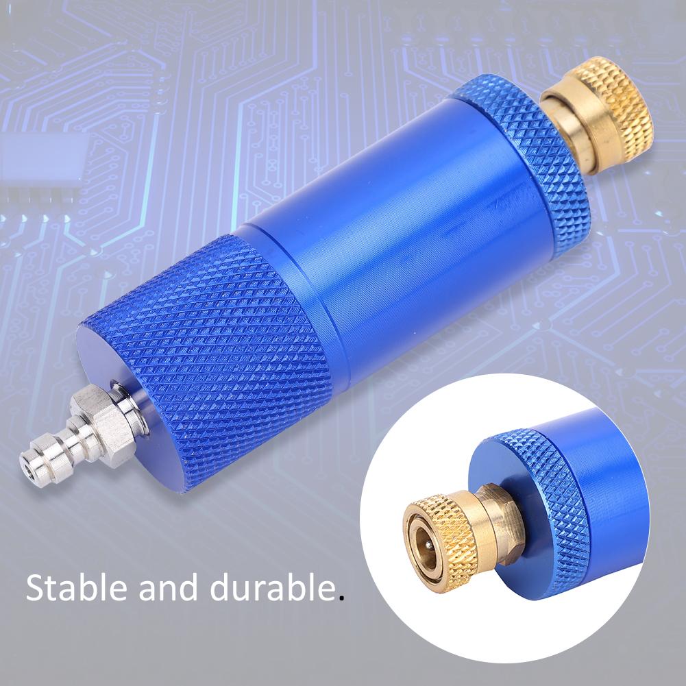 Oil‑Water Separator Filter for 30MPA 40MPA 4500psi Air Compressor with 8mm Female Connector Straight Male Connector
