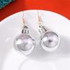 Fashion Christmas Ball Drop Earrings for Women Girls New Year Party Festival Jewelry Gifts