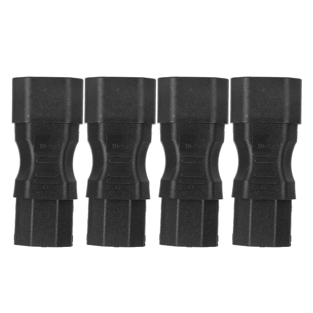 4pcs IEC320 C14 To IEC320 C13 Power Adapter Universal Standard Computer Power Adapter for Laptop