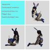 Beautiful Girl Bag Queen ToLove Handmade Ornament, Furukawa Only Rabbit Girl Yuan Anime Handmade Model