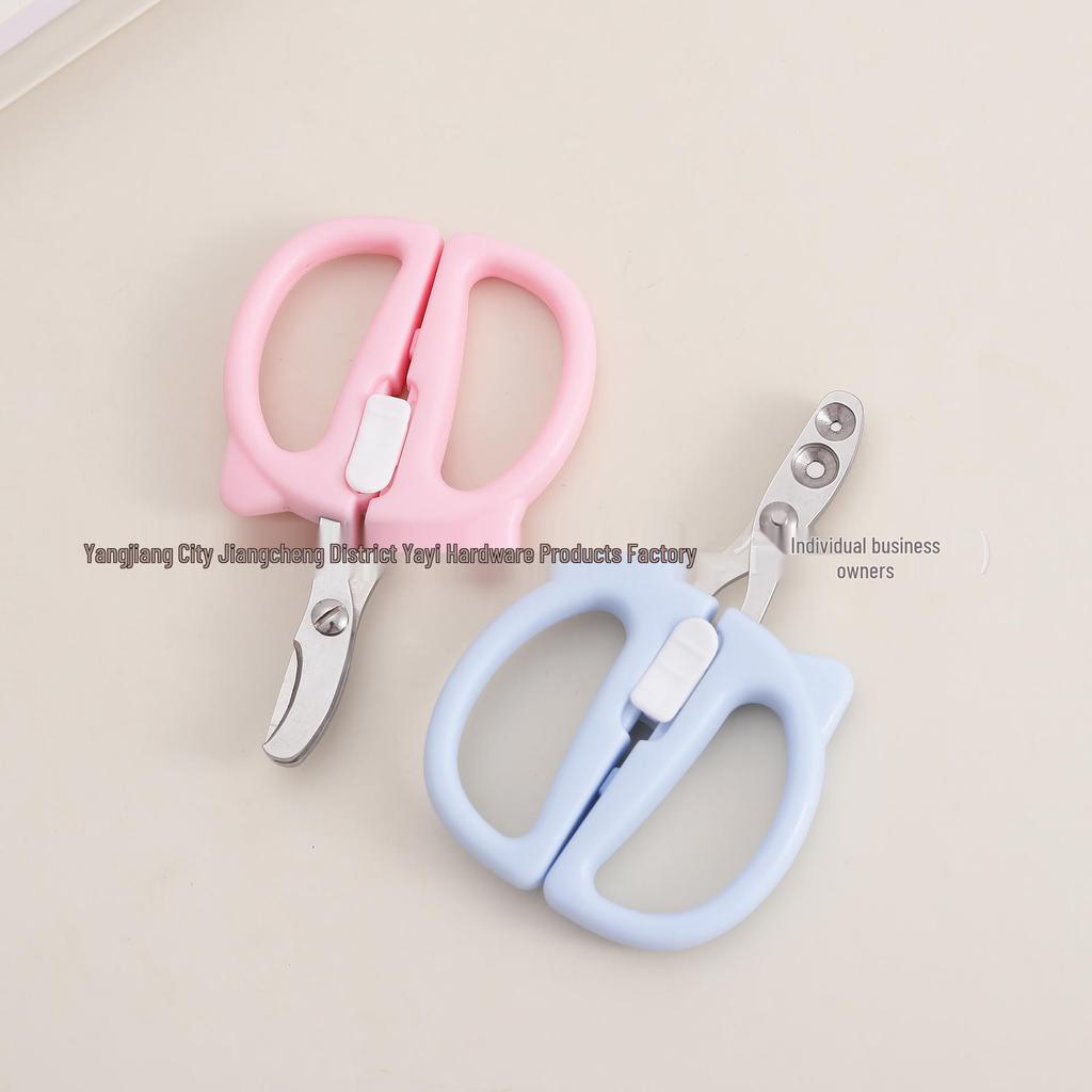 Anti-Bleeding Pet Grooming Scissors & Nail Clippers for Cats and Dogs