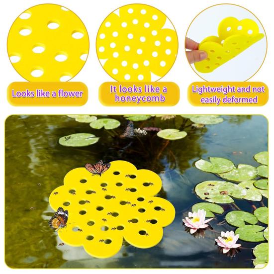4 Pcs Floating Bee Watering Station EVA Foam Butterfly Drinking Station Bee Insect Waterer for Outdoor Garden
