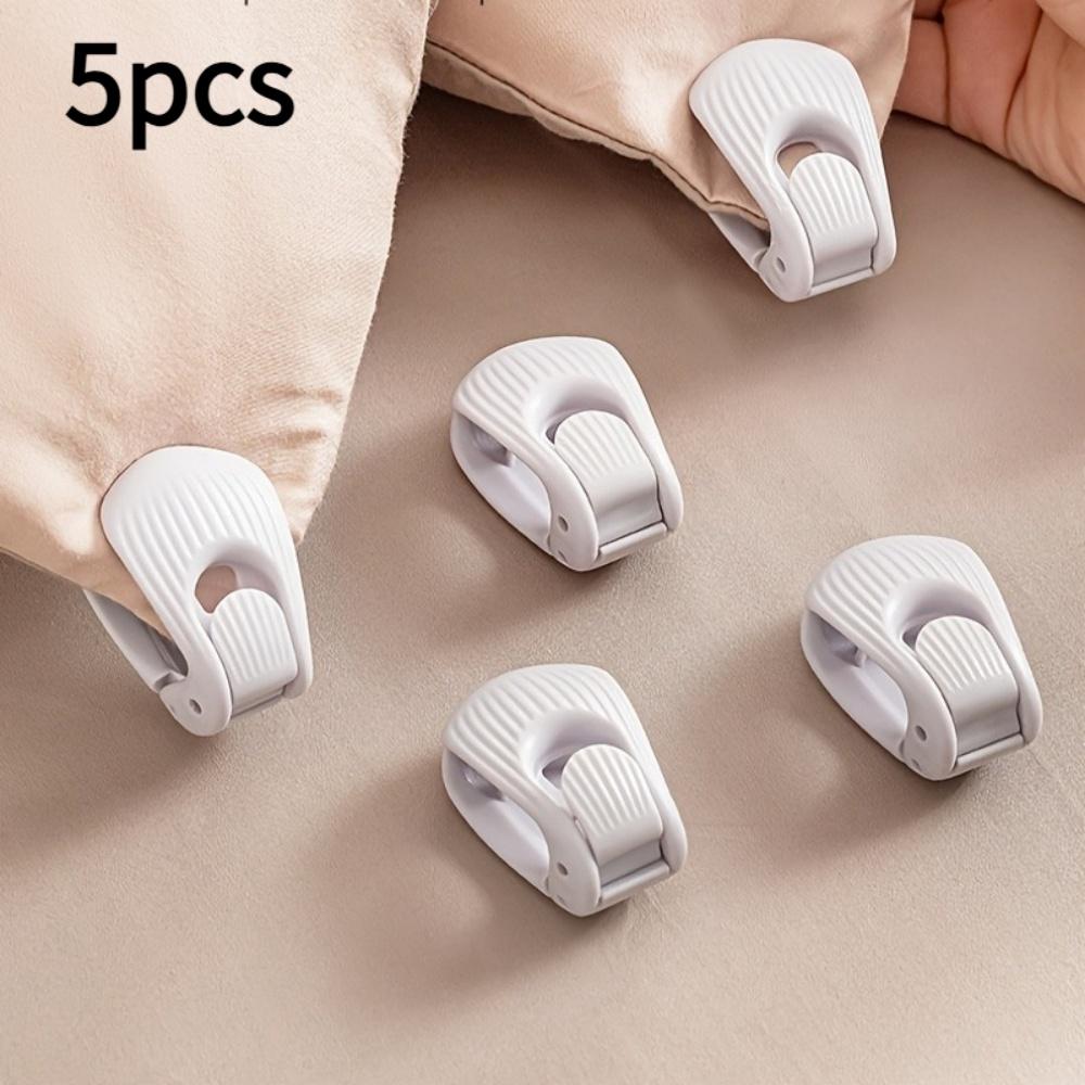 5pcs Bed Sheet Clips Dual-Direction Adjustable Non-Slip Quilt Holder Clips Bedding Clips Suitable for Hospitals Homes Hotels