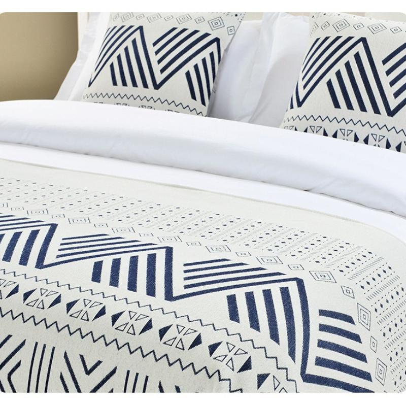 Single-layer Ethnic Style Bed Flag Chenille Jacquard Sofa Blanket Household and Hotel High-weight Multifunctional Bed Sheet Home Decorative Bedding