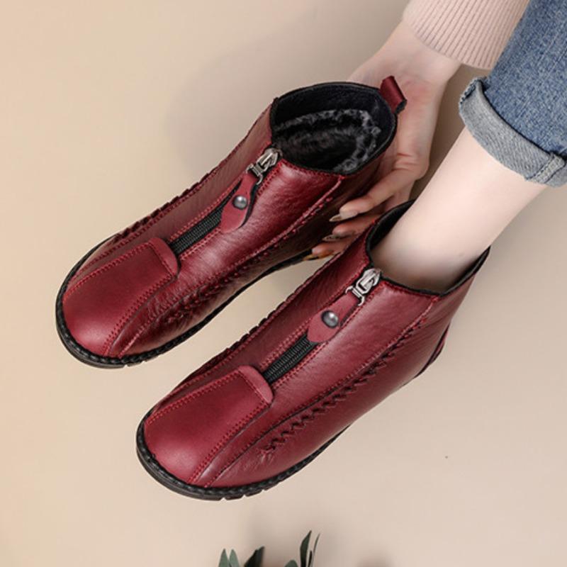 Women Boots 2024 New Winter Waterproof Comfortable Snow Boots Women Plush Warm Ankle Boots Fashion Plus Size Shoes for Women