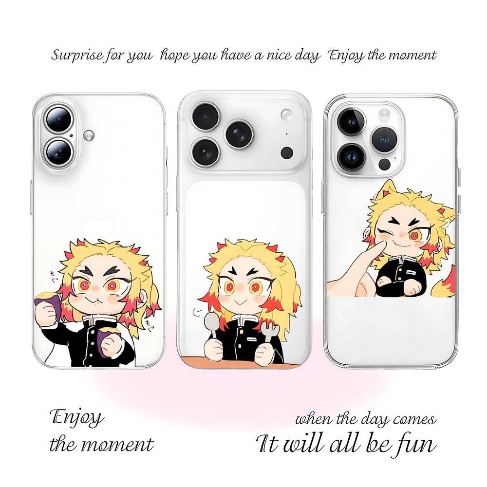 Coque de téléphone K-Kyou-jurous R-Ren-gokus Pour Iphone17 16 15 11 13 14 Pro Max 7 8 Plus X Xr Xs Max Se2020 12mini Transparent Cov