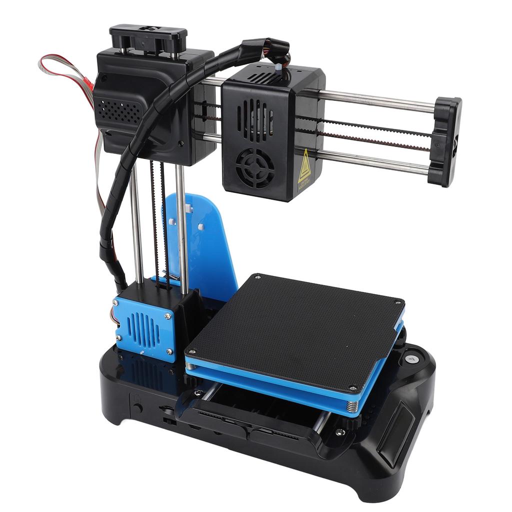 Frequency Division Multiplexing Small 3D Printer Fast Heating Portable Compact 3D Printing Machine for Education Black
