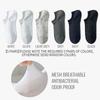 MiiOW Pure Cotton Short Sock Men Sport Non-Slip Invisible Ankle Sock Summer Anti Sweat Deodorant Breathable Business Dress Sock