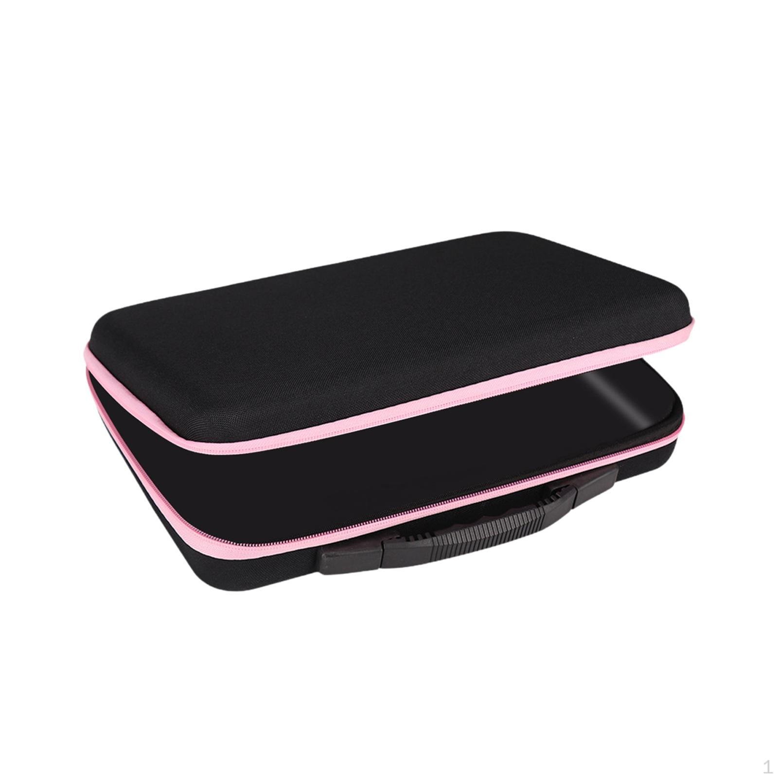 

Кейс для электроинструмента Жесткий ящик для хранения инструментов Портативный дорожный с ручкой для розовый